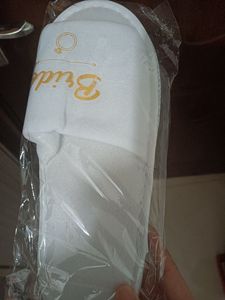 Pantoufles de Demoiselle d'Honneur Jetables pour Mariage, Chaussons de Mariée, Cadeaux pour Demoiselles d'Honneur pour le Jour du Mariage, Soirée Nuptiale, Femmes, Cadeau d'Enterrement de Vie de Jeune Fille - Product Image 3