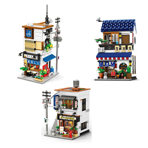 Reobrix Street View <span class=keywords><strong>Serie</strong></span> Tienda de Fideos Japoneses, Bloques de Construcción 66501, 1142 Piezas, Escala 1:8, Juguete Educativo Moderno DIY, Plástico ABS - Product Image 2