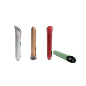 Delove 10频率模式巨型充电彩色g点强振动子弹振动器，适用于女性性玩具 - Product Image 1