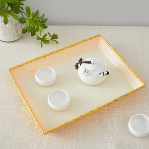 Bandeja de Servir Cuadrada Estilo Japonés, Color Verde y Amarillo Sólido, para Sushi, Frutas, Pasteles, Uso en Hoteles y Restaurantes - Product Image 2