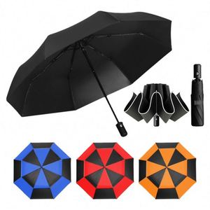 Wholesale 21 Inch 8k <b>Plastic</b> Handle Straight Umbrellas Cheap Clear Windproof Folding Umbrella for the Rain with Logo - Product Image 2