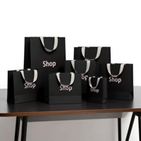 Nouveau Sac en Papier avec Sangle Intérieure en Carton Ivoire 2026, Vente Directe Usine, Haute Qualité, Recyclable, 230 g/m², pour Vêtements, Chaussures et Chaussettes