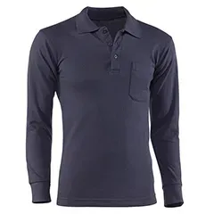 Polo - 614 XS Industrial - Colore: Blu navy - Tasca sul petto. Doppia piega. Poliester / Cotone 170 g/m². - Product Image 2