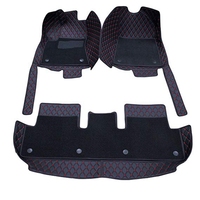 Fournir Amazon Luxe Double Couche Imperméable À L'eau Tapis De Sol pour Tesla Model S Matériaux En Cuir Tapis de Sol Personnalisé pour Tesla