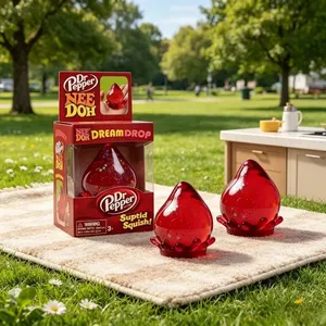 Peluche anti-stress Dr Pepper X NeeDoh Nice Cube pour enfants et adultes - Jouet sensoriel pour soulager l'anxiété - Product Image 1