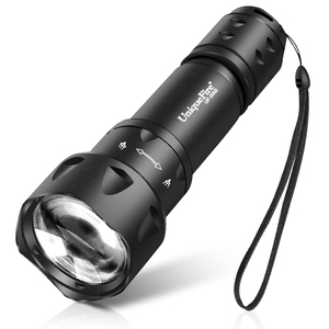 Uniquefire Đèn Flash <span class=keywords><strong>Led</strong></span> Hợp Kim Nhôm Công Suất Cao Pin Sạc Màu Xanh Lá Đỏ Màu Trắng Đi Săn Ngoài Trời - Product Image 4