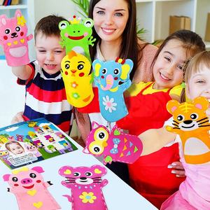 <span class=keywords><strong>Kit</strong></span> de cuentos de marionetas DIY de fieltro, juguetes de fiesta, marionetas de mano de animales, <span class=keywords><strong>Kit</strong></span> de <span class=keywords><strong>costura</strong></span> para niños - Product Image 6