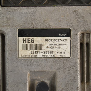 Para Hyundai ELANTRA SONATA VERNA LAFESTA I30, placa de ordenador de motor (ECU) 39131-2B390 MEG17.9.12, desmontaje de coche de segunda mano usado - Product Image 3
