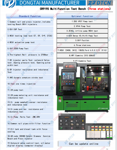 Banc d'essai à rampe commune pour automobiles CR919s équipement de machines pour pompe d'injection diesel CR919S - Product Image 5