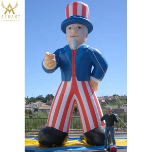 A03 mascotte portatile gonfiabile zio sam figura, parata festival decorazione gonfiabile statua sam palloncino C2 - Product Image 1