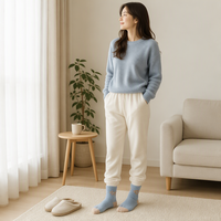 Chaussettes douillettes en peluche à motif personnalisé, douces et chaudes, pour dormir, se détendre et offrir en collection