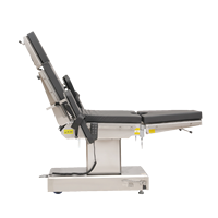 Table d'opération électrique intégrée à 4 commandes, lit chirurgical multifonctionnel pour hôpital, clinique ou salle
