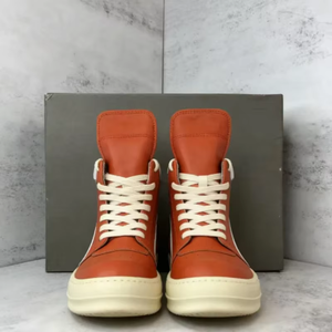 Zapatillas de Diseñador de Lujo de Alta Calidad 2026, Zapatos de Mujer con Cordones Negros, de Cuero, con Suela Gruesa, Casuales y Planos - Product Image 4