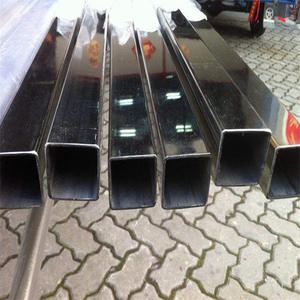 Fournisseur d'usine Chine Tuyau carré en acier inoxydable sans soudure JIS 201 202 Tube rectangulaire en acier inoxydable - Product Image 1