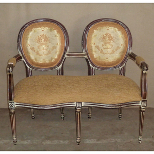 Antique Reproduction Bench French Style Louise <b>Chair</b> European Home Furniture - Product Image 1