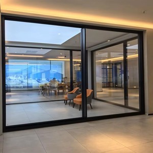 Gazebo Flessibile Zeyi con Porte Sovrapposte Antigraffio per Patio, Sistema di Scorrimento per Porte a Scomparsa in Alluminio Resistente - Product Image 2