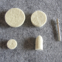 Roue de polissage pour kit de polissage Dremel Roues de polissage pour outil Dremel avec tige de 1/8 "(3.175)
