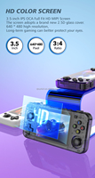 Promotion Spéciale R36H Lecteur de Jeux Vidéo 3.5'' IPS HD Écran Couleur Mémoire Intégrée de 64 Go Console de Jeu Portable Mini Jouet Vidéo