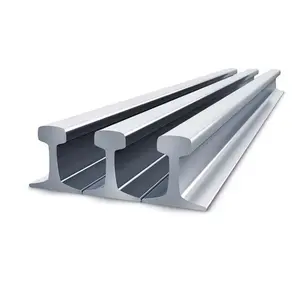 Railway Steel Rail 50Mn U71Mn S235JR S355JR High Quality Heavy and Light For Slipway Train Rail Track