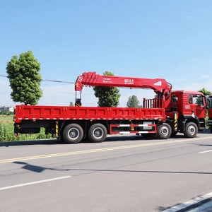 Nouvelle <span class=keywords><strong>grue</strong></span> à flèche télescopique HOWO 8x4 de 20 tonnes, hauteur de levage de 23,2 m, plateau de chargement de 8,5 m, à vendre - Product Image 2