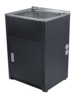 Armoire de rangement de linge, haute qualité, en acier inoxydable 304 316, utilitaire, pour évier