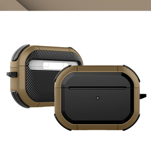 Funda de lujo para auriculares para AirPods <span class=keywords><strong>Pro</strong></span>, funda de silicona con armadura para auriculares/auriculares para <span class=keywords><strong>Apple</strong></span> Air Pods <span class=keywords><strong>Pro</strong></span> 4, funda a prueba de golpes - Product Image 2