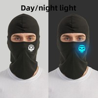 Máscara de Ciclismo Unisex para Exteriores, Cobertura Completa, Diseño Moderno Estampado, para Invierno, Playa y Viajes