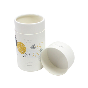 paper tube gift box packaging high quality cylinder jar container paper tube