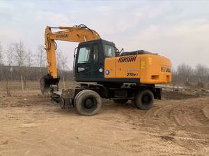 Excavadora de ruedas usada de 21 toneladas barata, máquina de ruedas de Hyundai 210 DE Hyundai en venta, rueda de excavadoras usadas - Product Image 5
