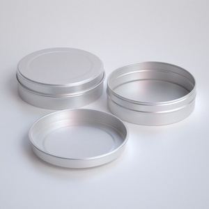 Envase Redondo de Aluminio Reciclado para Crema Cosmética, Envase de Crema Facial, Tarro de Aluminio - Product Image 3