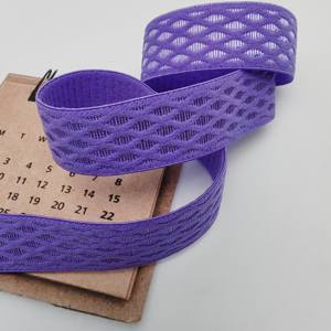 Vente en gros de ruban de ceinture en nylon spandex personnalisé de la marque HH4K, nouvelle fonctionnalité, haute élasticité, 10-20 mm, utilisation vestimentaire, noir/blanc - Product Image 4