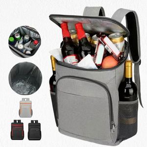 Thermal Bag Backpack for Beer Camping Bag Large Capacity Waterproof Cooler Backpack <b>Insulated</b> Bag <b>Lunch</b> <b>Box</b> - Product Image 1
