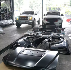 JD – kit de carrosserie de pare-chocs avant pour camion de ramassage automatique 4X4, accessoires pour Ford Ranger T6 T7 T8 2013-2019, mise à niveau vers F150 <span class=keywords><strong>Raptor</strong></span> <span class=keywords><strong>2021</strong></span> - Product Image 3