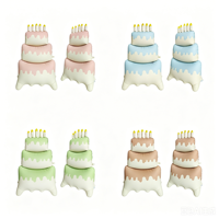 Nouveau style de ballon en aluminium connecté en forme de trois champignons pour la décoration de camping en extérieur, accessoire photo et arrangement de fête d'anniversaire