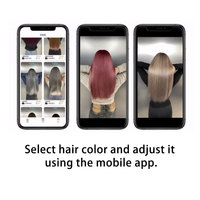 Mesin Dispenser Pemilihan Warna Otomatis Real-Time dengan Mixer Planet & Motor, Printer Pewarna Rambut AI dengan Aplikasi untuk Penggunaan Salon Profesional