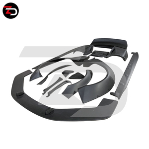 Ventes d'usine Kit carrosserie large style LB pour <span class=keywords><strong>Audi</strong></span> <span class=keywords><strong>R8</strong></span> <span class=keywords><strong>Spyder</strong></span> V8 V10 2008 à 2016, pare-brise, pare-chocs avant, lèvre de pare-chocs arrière, diffuseur arrière, jupe latérale - Product Image 5