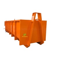 Conteneur à benne basculante Jnchangding de 30 m en acier Q235/Q345/S355 avec garantie de 3 ans pour le recyclage des déchets et des matériaux de construction