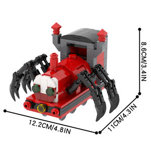 MOC1182 Juego de Construcción de Ladrillos de la Serie de Juegos Espaciales <span class=keywords><strong>Choo</strong></span> <span class=keywords><strong>Choo</strong></span> <span class=keywords><strong>Charles</strong></span>, Tren Araña, Figuras de Animales, Figura de Anime, Juego de Bloques de Construcción, Juguetes para Niños - Product Image 3