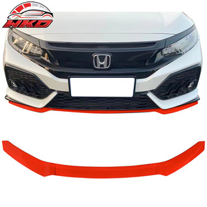 Pour Honda Civic 2017-2021 Hatchback & Si, Spoiler de pare-chocs avant de style HFP, PP 3 pièces, kit carrosserie de haute qualité - Product Image 2