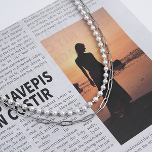 Cadena de Capas Personalizada para Mujer, Regalos para Chicas, Joyería de Acero Inoxidable con Dijes, Joyería con Cuentas para Aniversario - Product Image 4