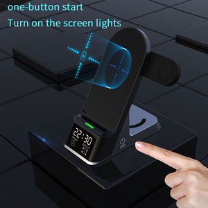 2024 nuovi prodotti multifunzione caricabatterie wireless 3 in 1 per smartphone smartwatches auricolari ricarica wireless - Product Image 5