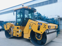 XD123 12TON Machine de construction routière lourde Rouleau compresseur à double tambour Compacteur d'asphalte