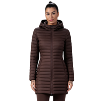 Vente en gros de services d'image de marque, veste de sport avec logo design pour femmes, manteau d'hiver, manteaux décontractés de haute qualité pour femmes