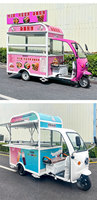 Tricycle Mobile Food Truck Chariots Popsicle Hot Dog Taco Limonade Grills Fast Snack Food Chariots