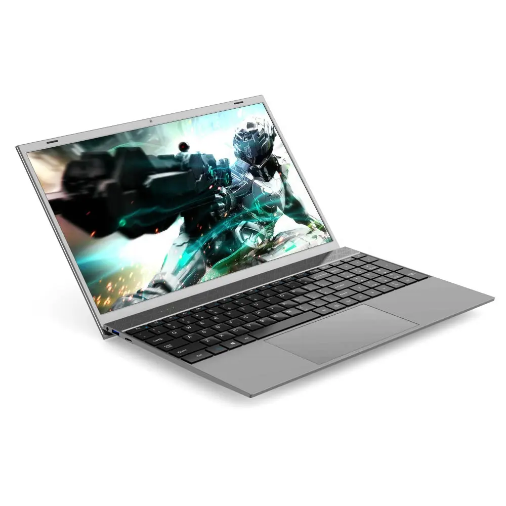 Mini ordenador portátil ultradelgado de 15,6 pulgadas, Quad Core Intel Celeron, 8GB + 128GB, Win10, para negocios