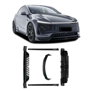 Kit de carrocería de ABS al por mayor: alerón delantero, faldones laterales y difusor trasero para Tesla Model Y Juniper 2025+ - Product Image 1