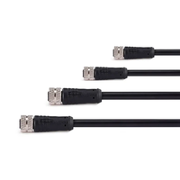 Personalizado impermeable IP 67 IP 68 Circular M8 2 3 4 5 6 8 12 17 Pin a extremo abierto moldeado CAN BUS Cable conector del sensor