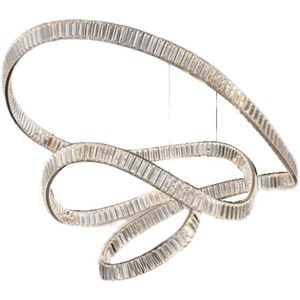 Candelabro de cristal LED grande y moderno para el hogar y el vestíbulo del hotel, lámpara colgante creativa con iluminación decorativa de Control remoto - Product Image 1