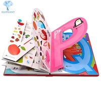 Libros de Aprendizaje del Alfabeto Inglés para Niños, con Impresión de Tinta Ecológica Personalizada