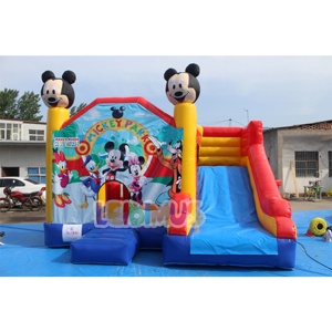 <span class=keywords><strong>Mickey</strong></span> Minnie <span class=keywords><strong>Inflatable</strong></span> Bouncer nhà trả lại Combo thương mại lâu đài bouncy với trượt nhảy lâu đài cho trẻ em - Product Image 5